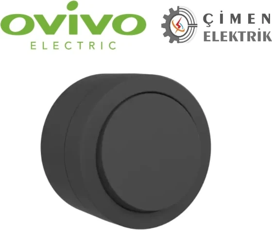 Antrasit Tekli Anahtar Sıva Üstü - Elektrik Tesisat Anahtarı