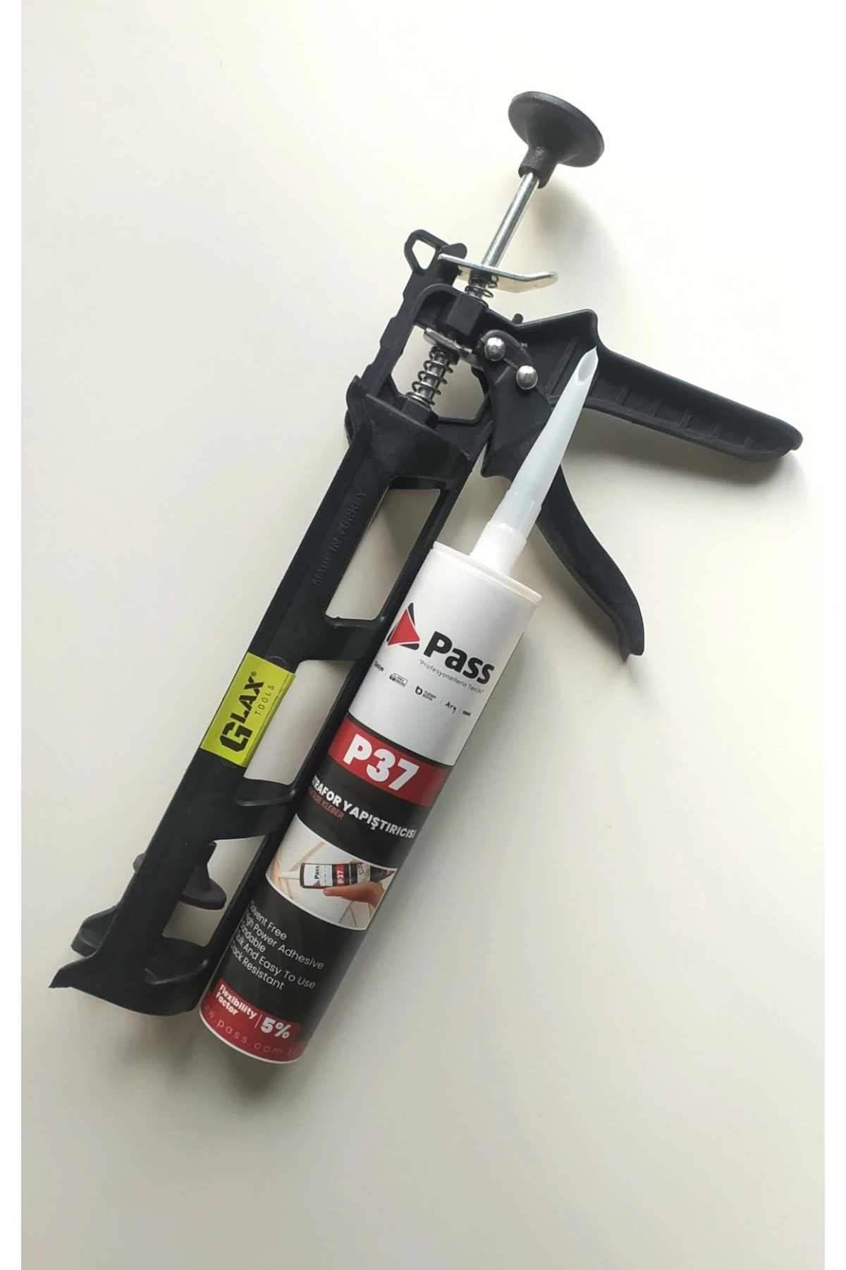 Strafor Stropiyer Kartonpiyer Duvar Paneli Süpürgelik Yapıştırıcı / Sıvı Çivi Silikon Tabancası