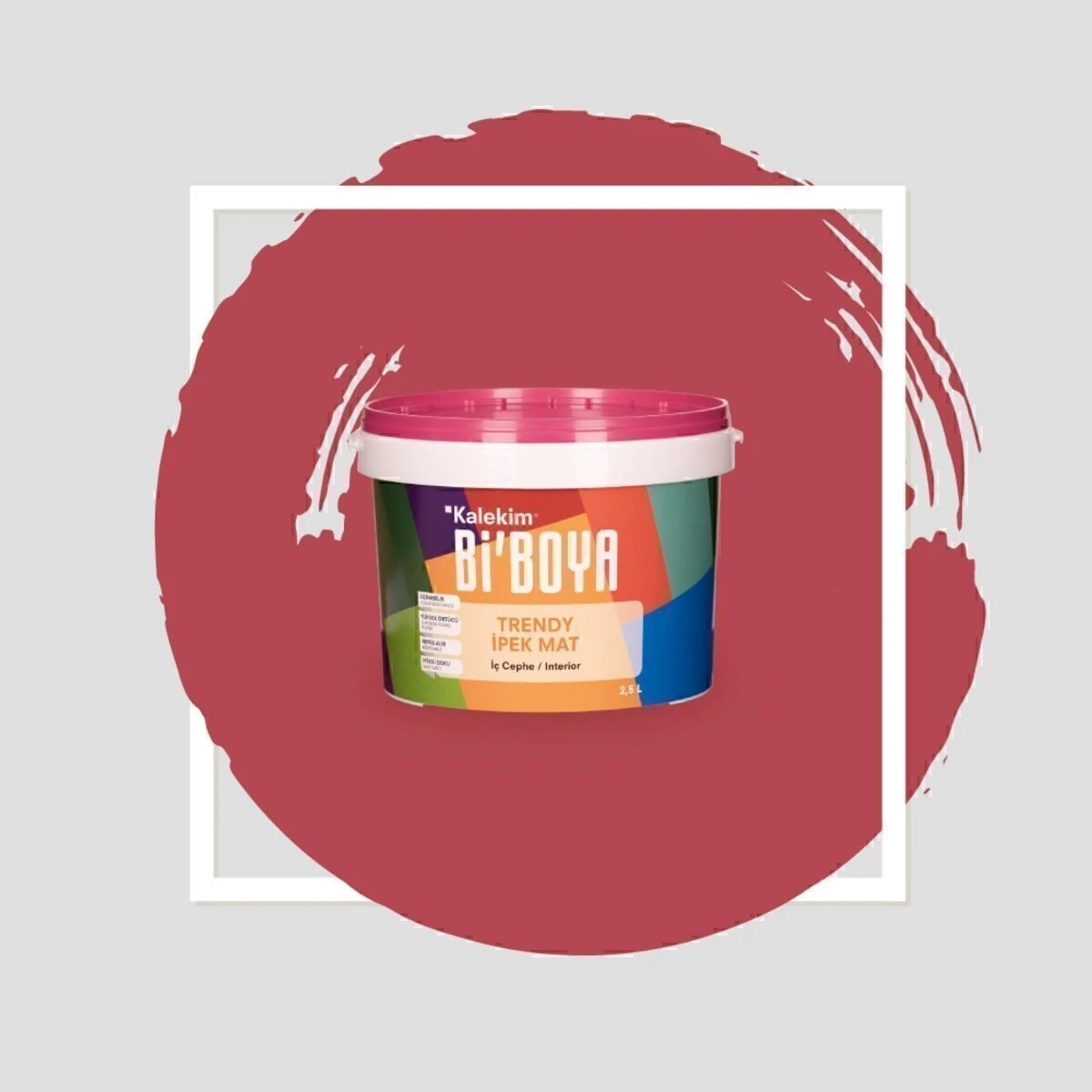 İpek Mat Trendy Hayalperest Pembe 2.5 Lt