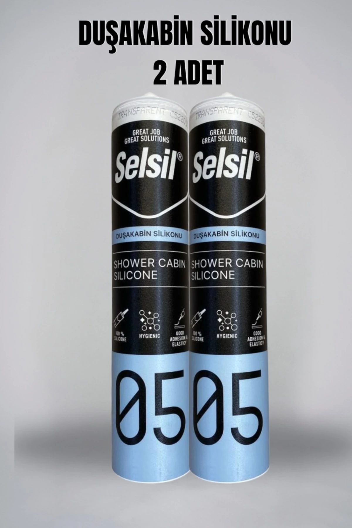 05no Duşakabin Silikonu - Suya Neme Küfe Dayanıklı Sızdırmazlık - 2 Adet