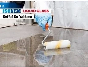 Liquid Glass Şeffaf Zemin Su Yalıtımı 4 kg Yüksek Kimyasal Dirençli ve Su Geçirmez