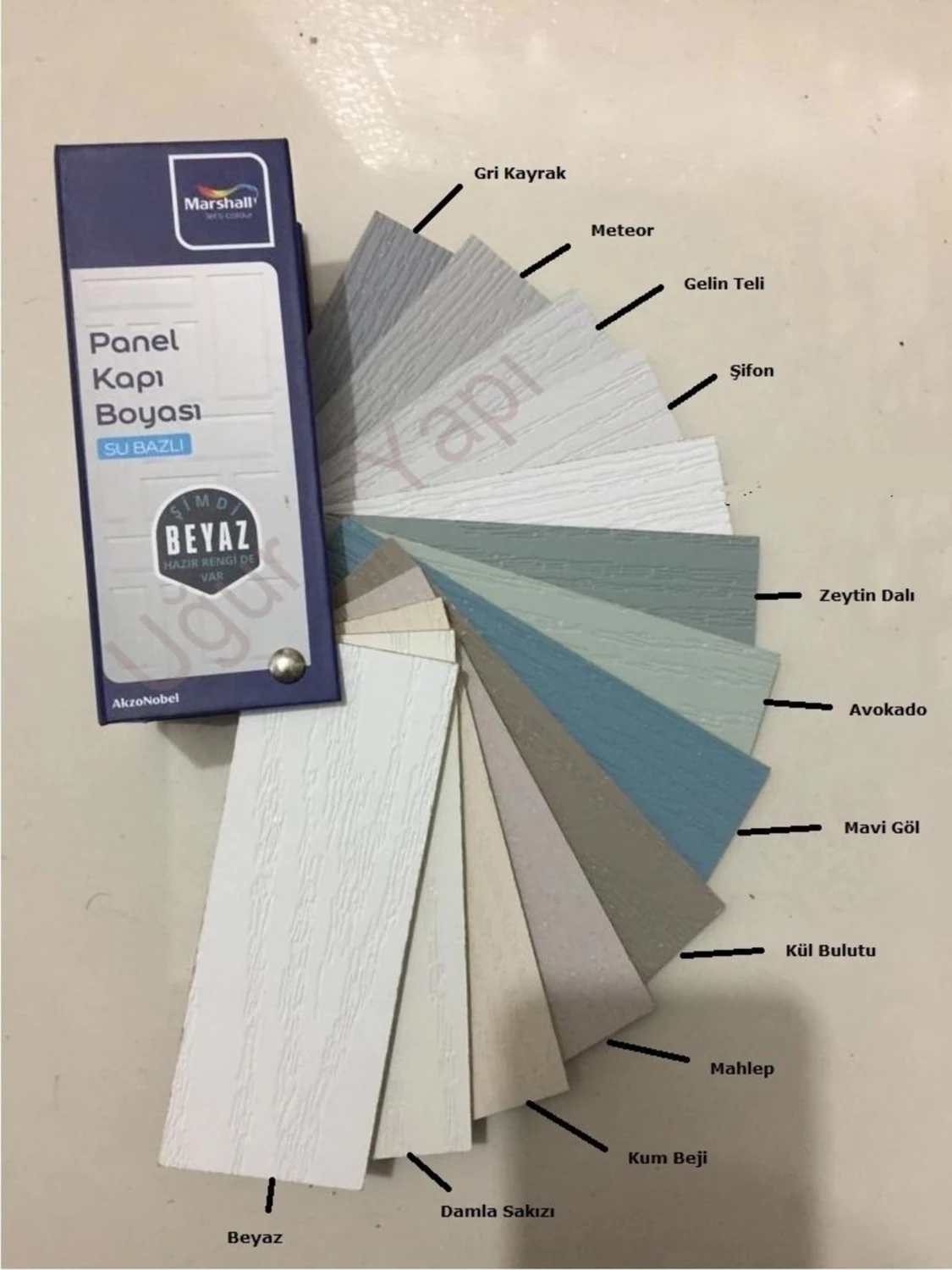 Beyaz Su Bazlı Yarı Mat Kapı Boyası - Yüksek Örtücülük ve Dayanıklılık, 2.5 Litre, İç Mekan Ahşaplar için Uygun