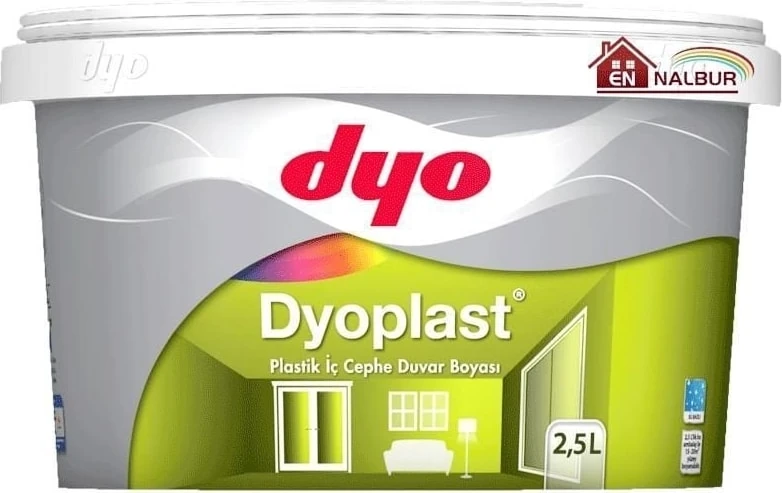 plast Plastik Iç Cephe Boyası 2,5 Litre Bayrak Kırmızı