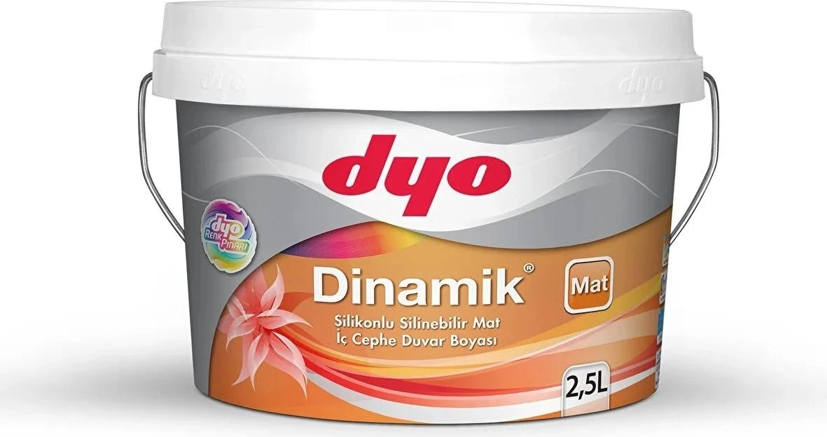 2,5lt Dinamik Mat Silikonlu Silinebilir Iç Cephe Duvar Boyası (2691)