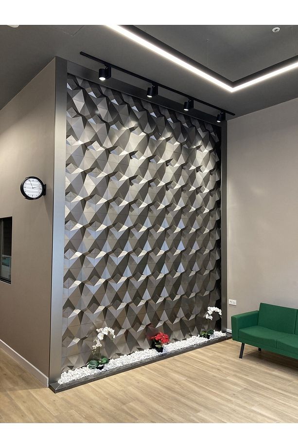 3 Boyutlu Dekoratif Duvar Paneli (1M2) (-VİZON-)