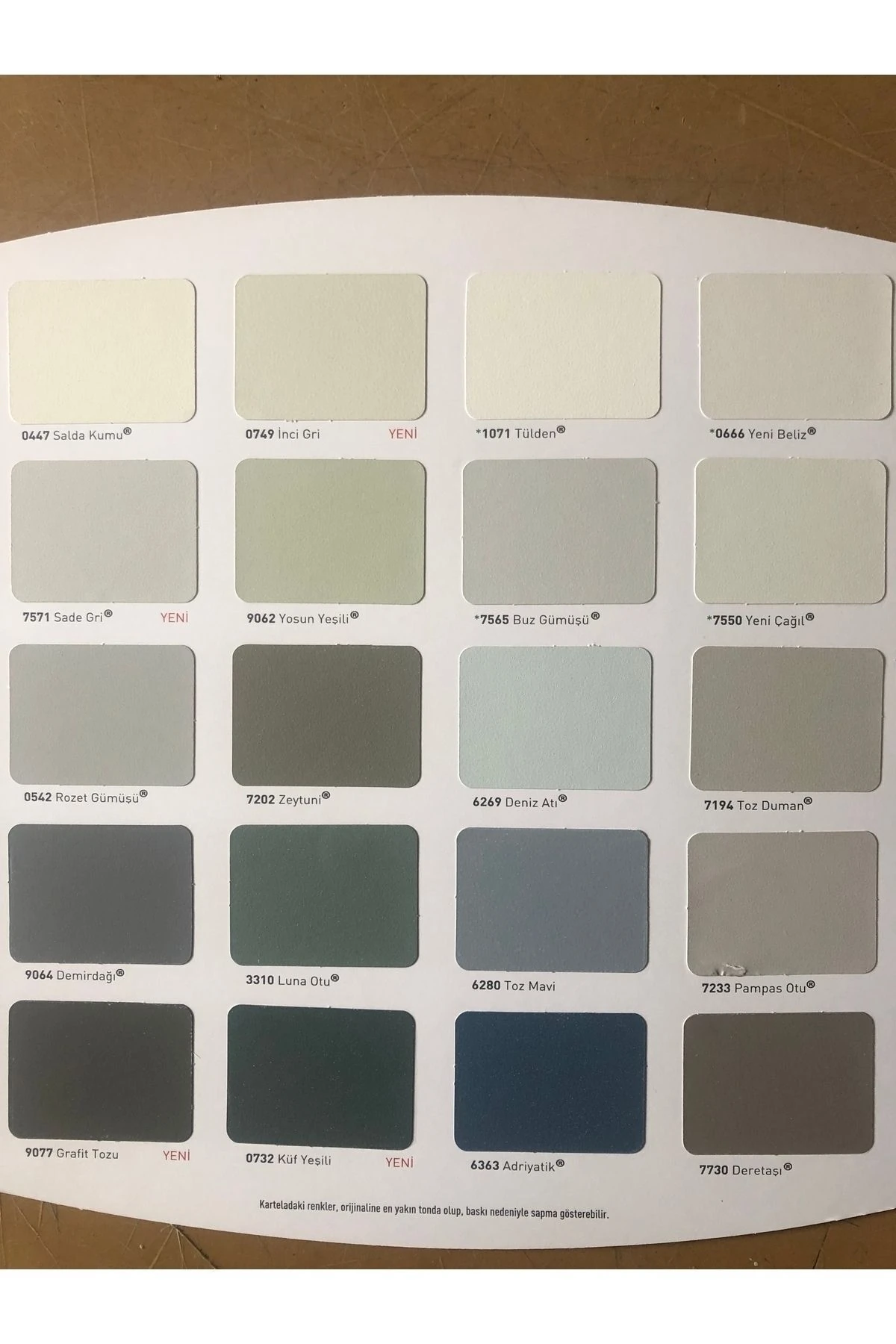 Beşyıldız Silikonlu Mat Iç Cephe Duvar Boyası Renk; Rozetgümüşü 20kg/10kg/3,5kg