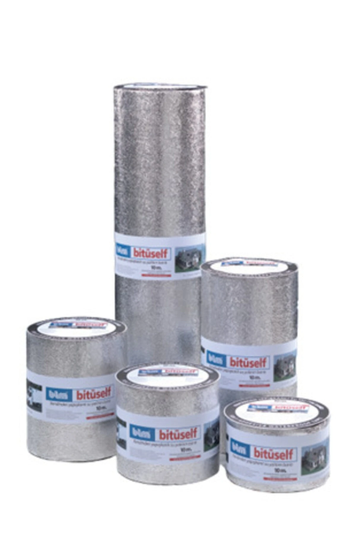 Bitüself Alüminyum Kaplı Oto Ses Ve Su Yalıtım Bantı 10cm X 10mt