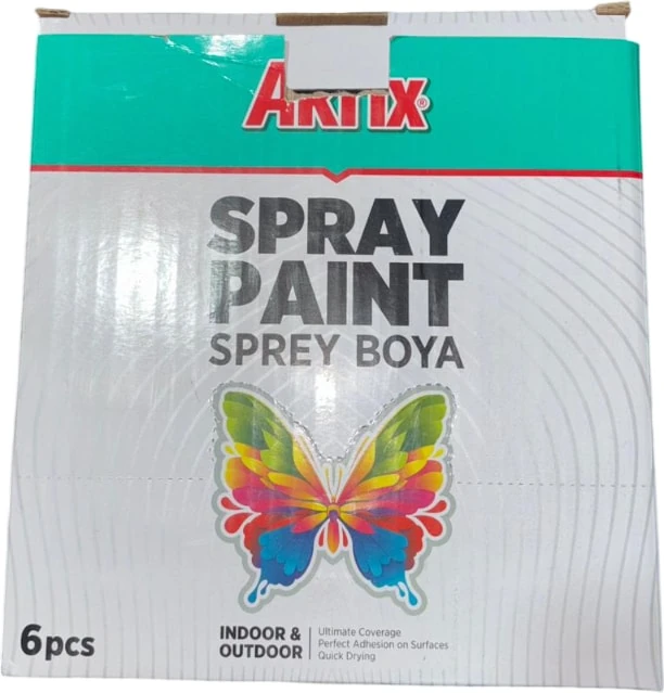 AKFİX SPREY BOYA PARLAK SİYAH 400 ml RAL9005