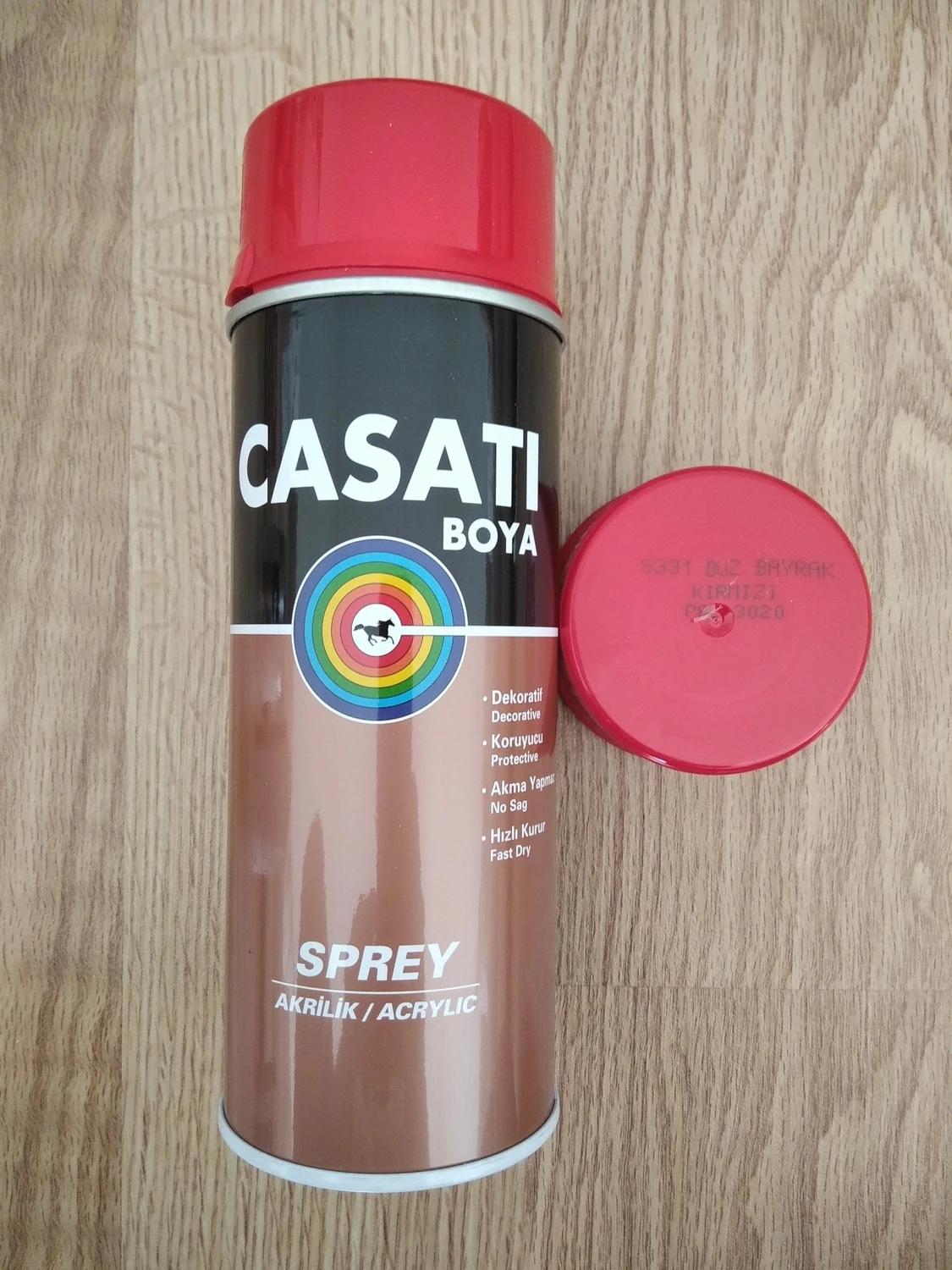 Akrilik Sprey Boya Bayrak Kırmızı
