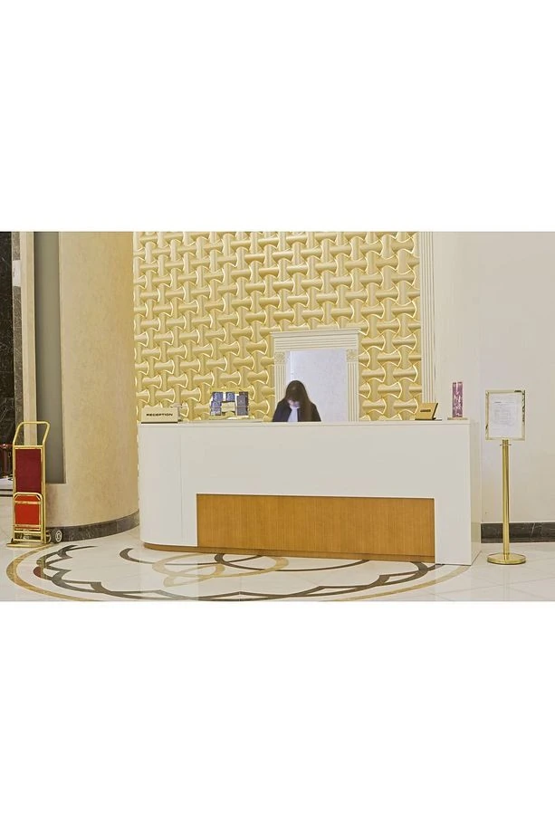 3 Boyutlu Dekoratif Duvar Paneli Altın (1M2)