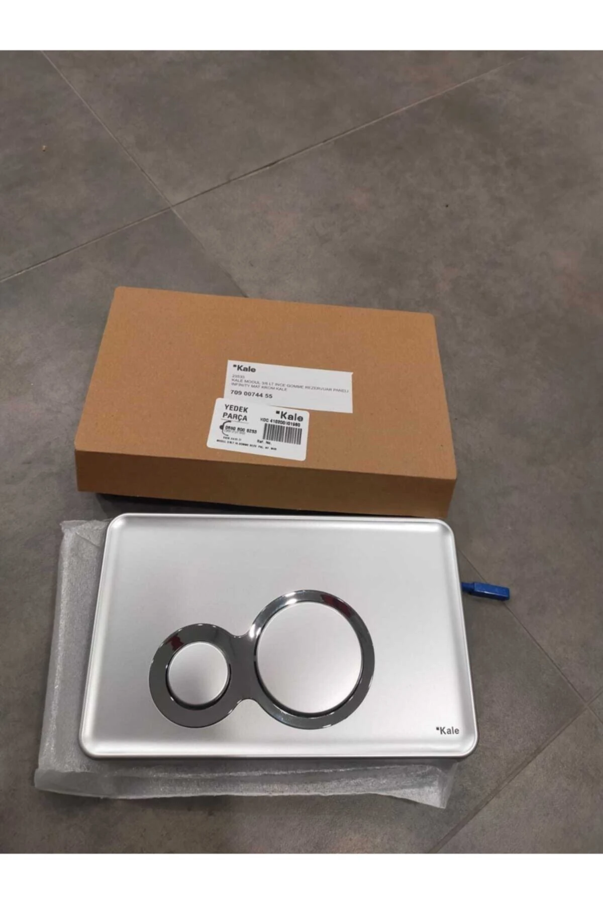 Modül Gömme Rezervuar Paneli Mat Krom