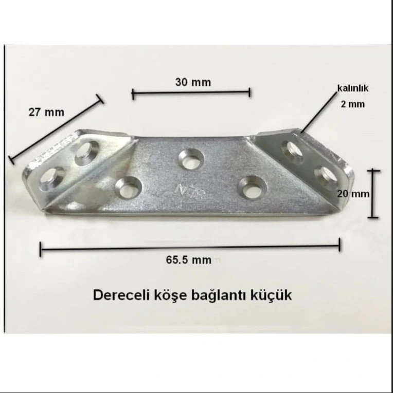 Köşe Bağlantı Aparatı / 20 Adet