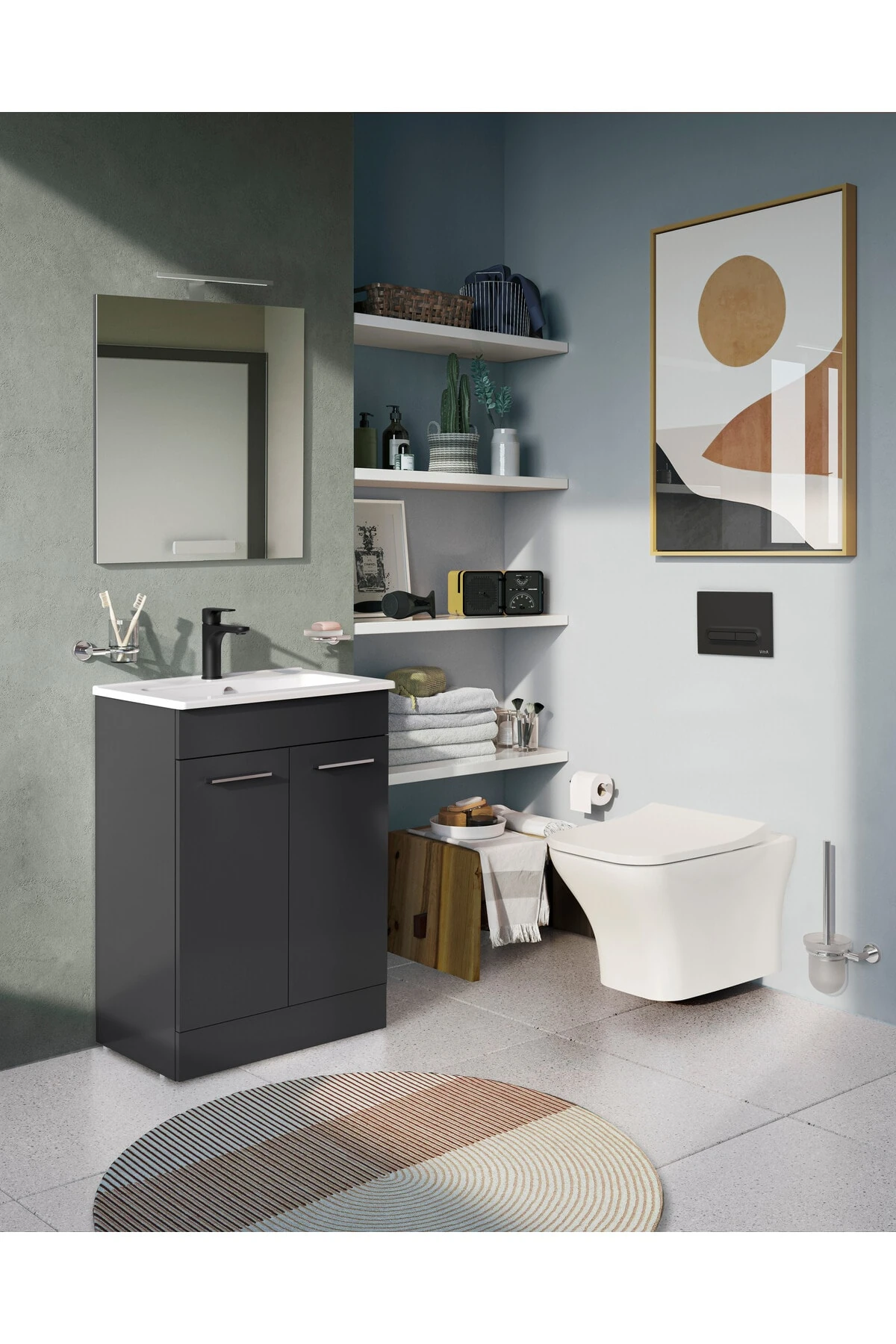 Loop T 740-0711 Kumanda Paneli, Mat Siyah