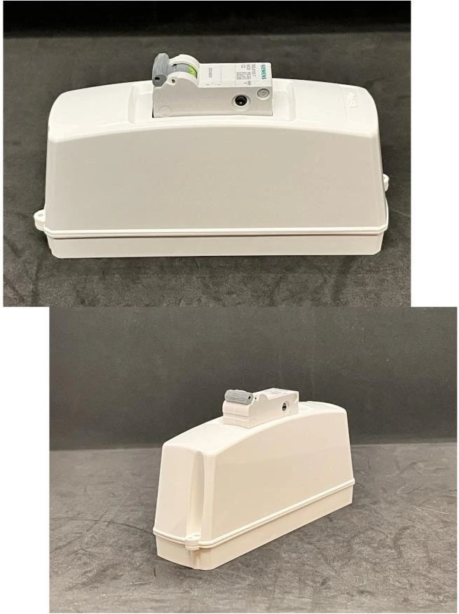 1'li Mühürlü Sıvı Üstü Sigorta Kutusu Kırık Beyaz