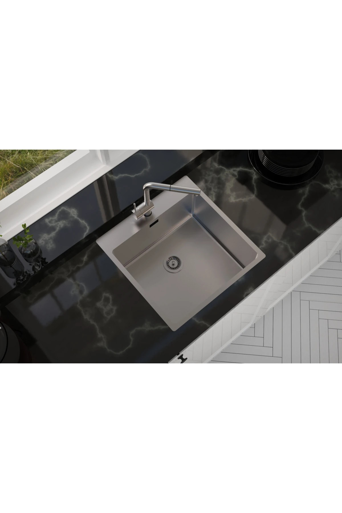 Paslanmaz Çelik Eviye ( 382) 5 Yıl Garantili. Yedek Parça Garantili.