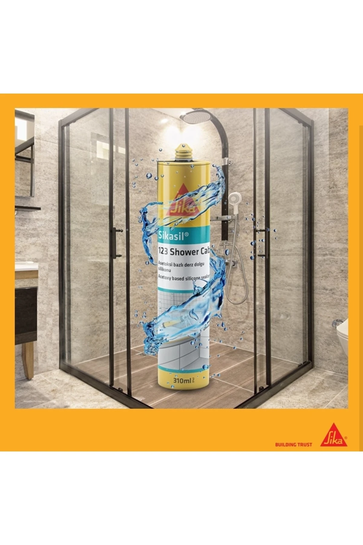 duşakabin silikonu sil 123 antibakteriyel