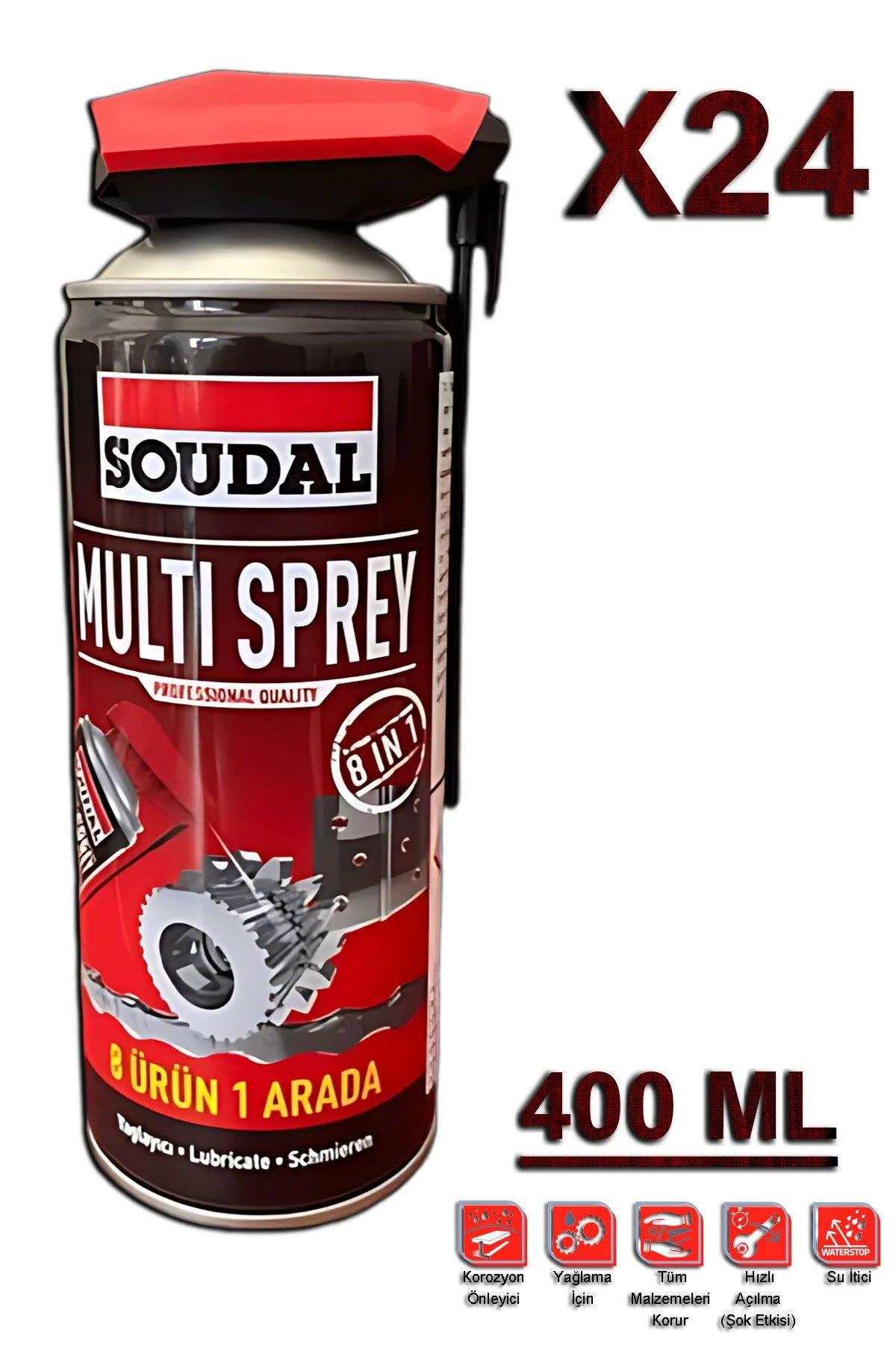 Kobra Başlıklı Multi Sprey 400 ML (24 Adet)