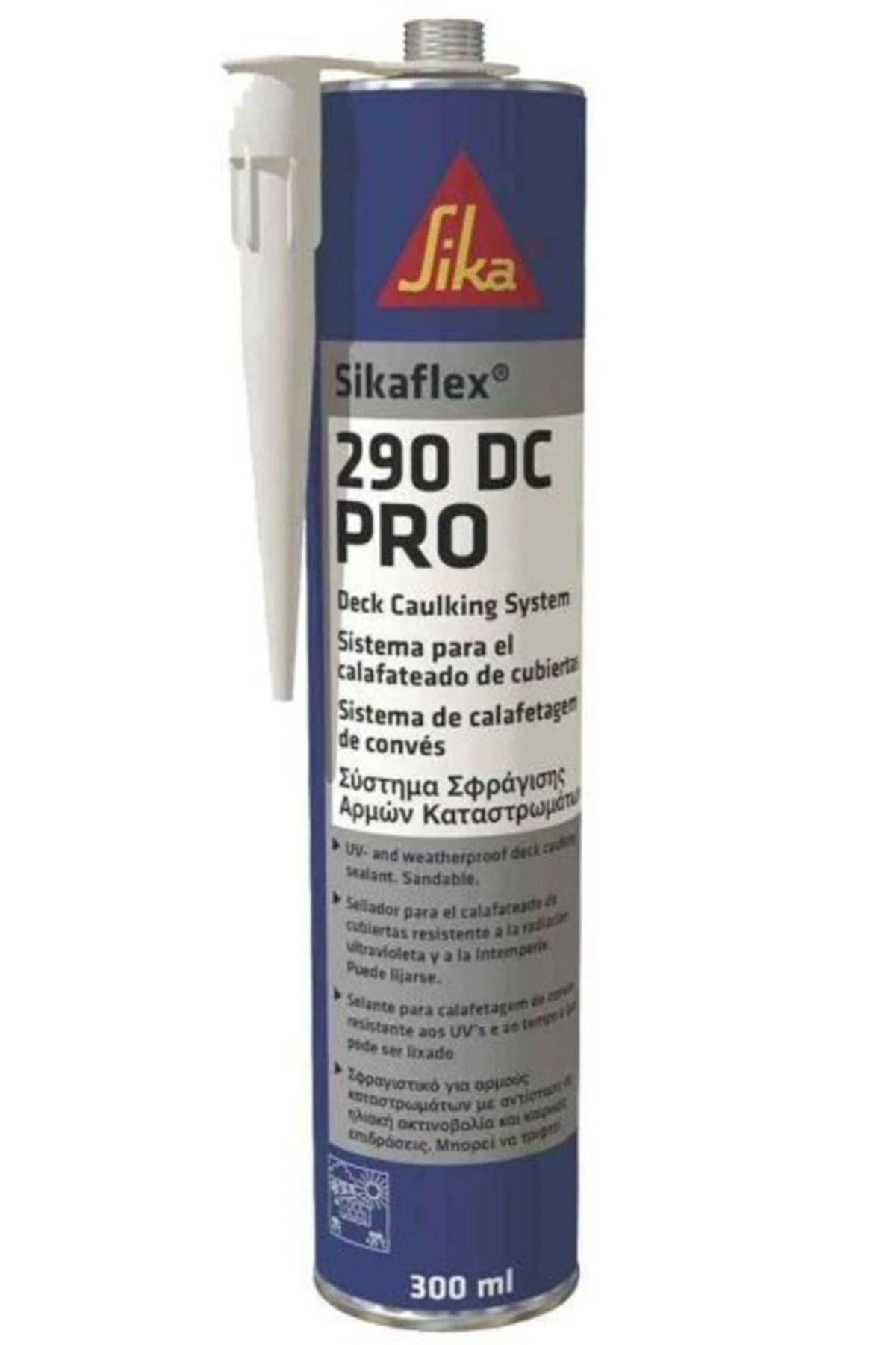 Flex 290 Dc Güverte Dolgu Macunu Siyah 300 ml Kartuş