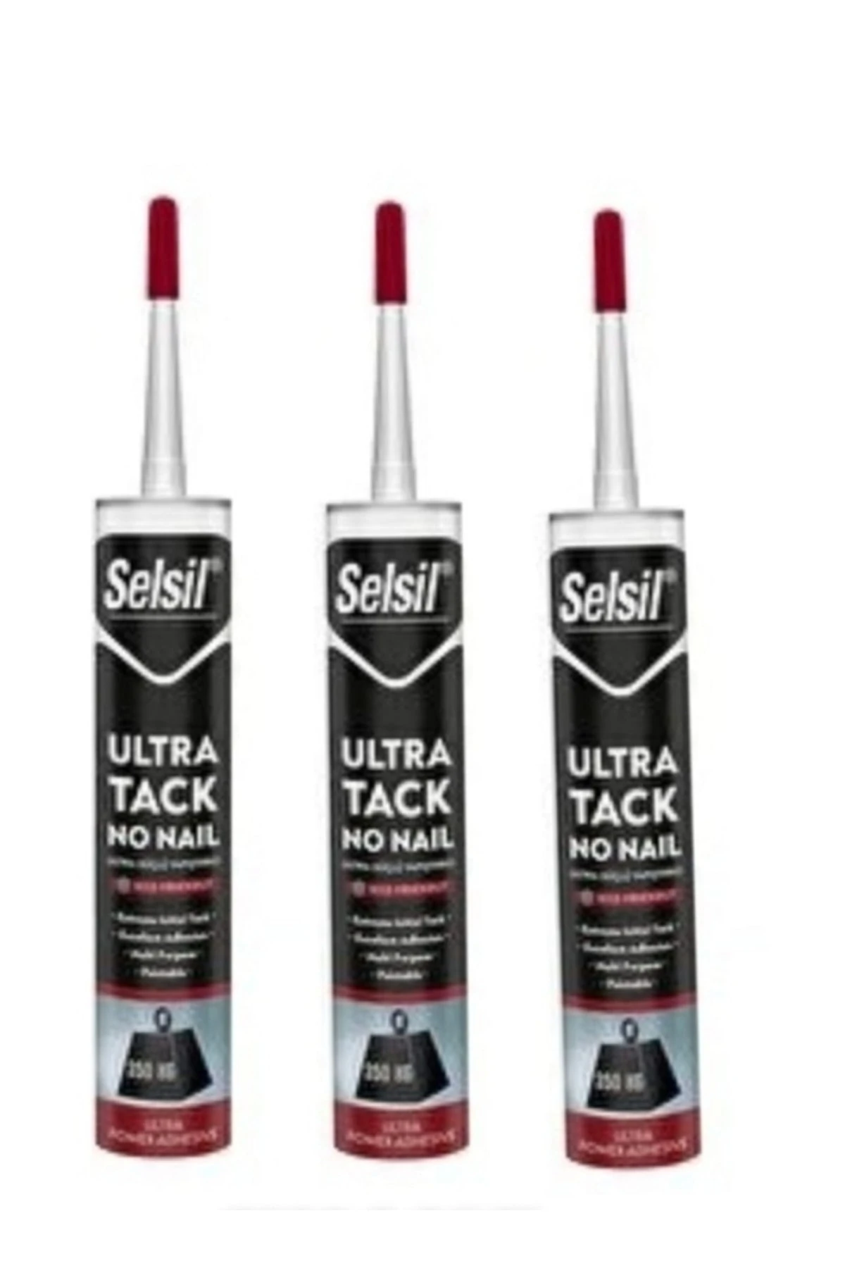 ULTRA TACK SİLİKON YAPIŞTIRIÇI ÜÇLÜ BEYAZ