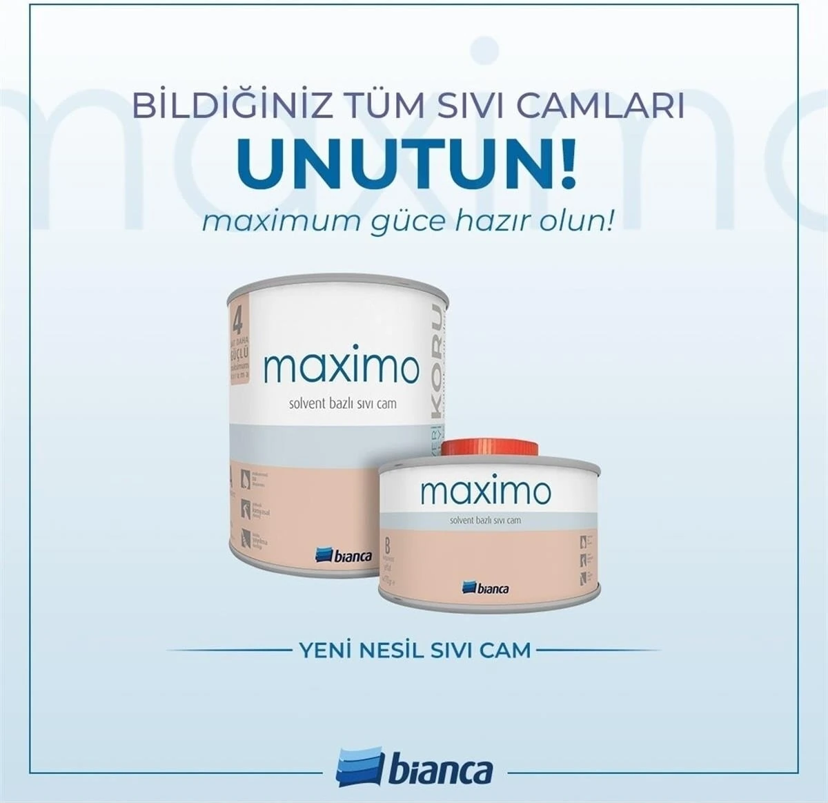 Maximo Sıvı Cam Parlak 500GR