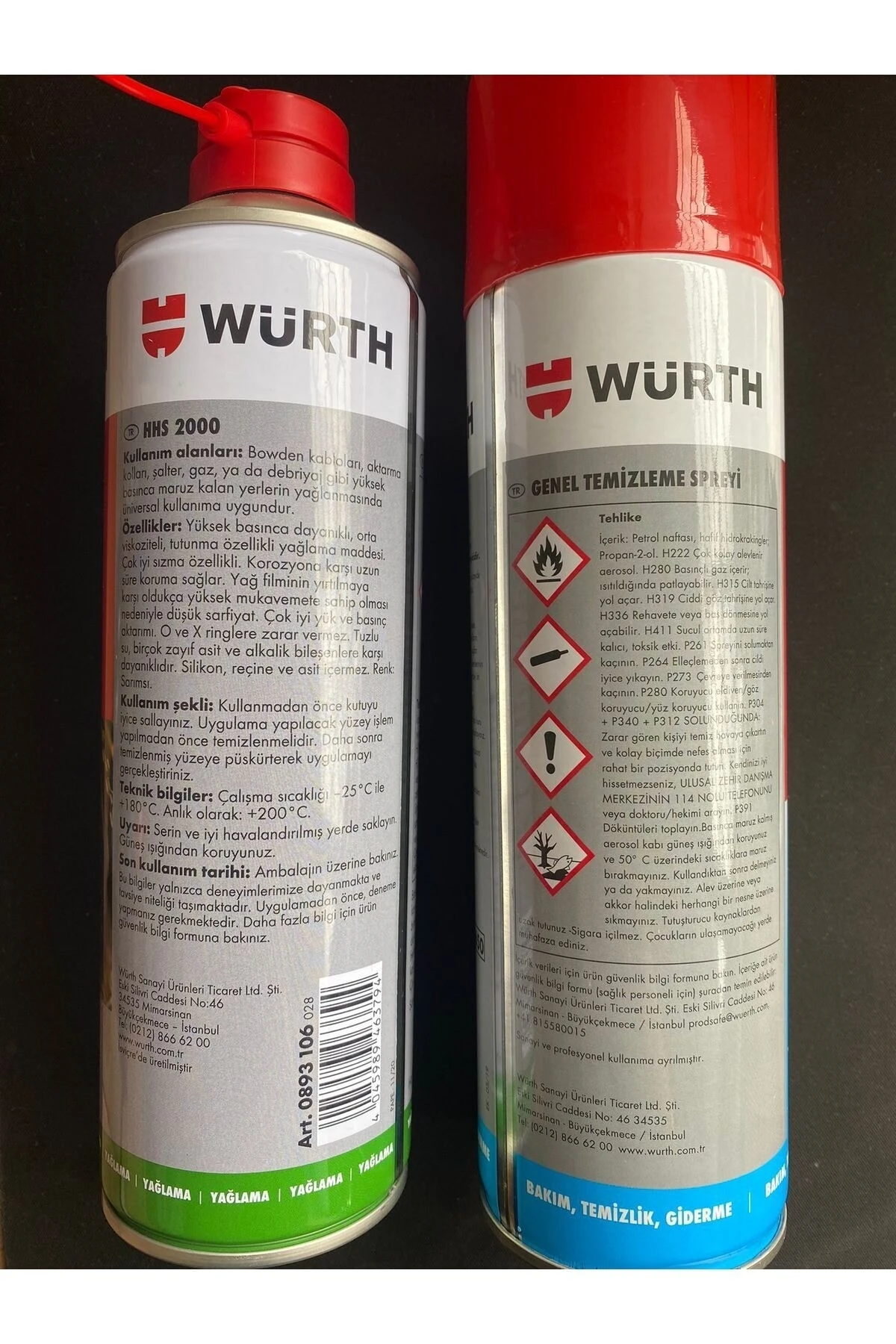 Yağlama Sprey Hhs2000+genel Temizleme Sprey 500ml