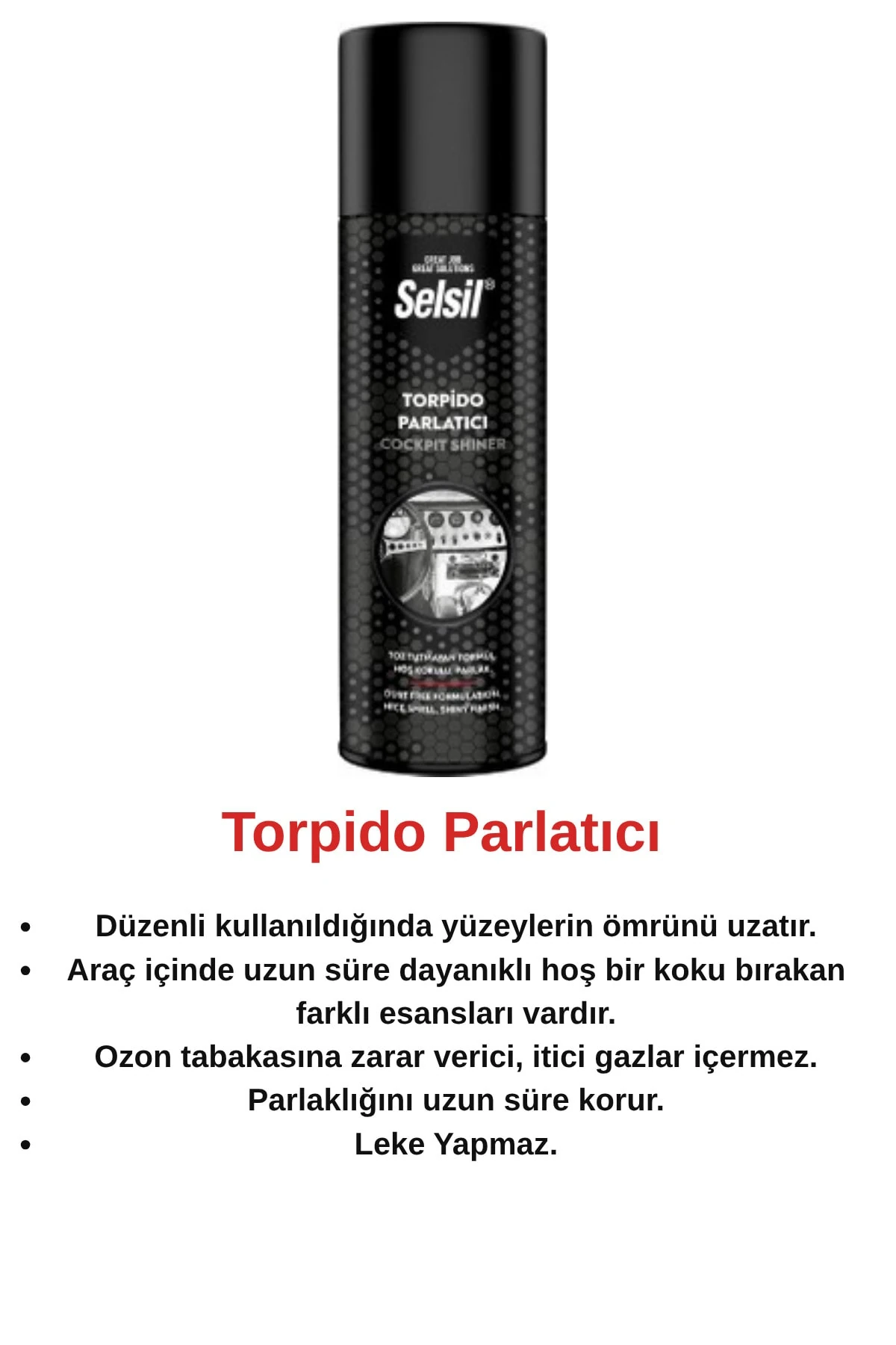 Oto Bakım Temizlik Seti Lastik Parlatıcı Uyumlu Torpido Parlatıcı Klima Temizleme Araç TemizlemeSeti