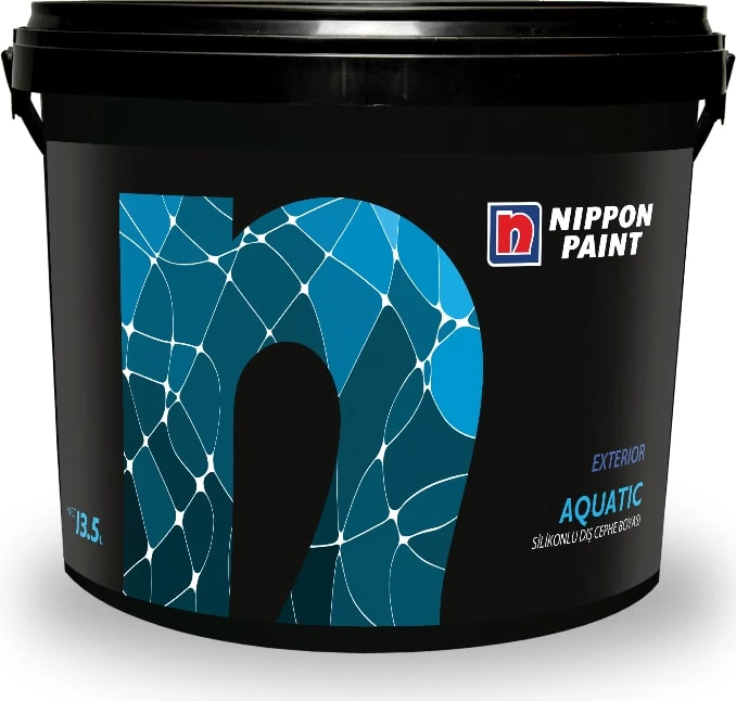 Nippon Aquatıc Beyaz Kendini Temizleyebilen Dış Cephe Boyası 2.5 Lt