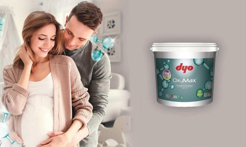 Oxymax Antibakteriyel Saf Akrilik Iç Cephe Boyası 15 Lt Beyaz