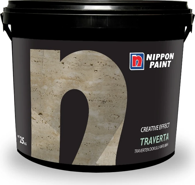 Nippon Traverta Doğal Taş Görünümlü Dekoratif Kaplama 25 Kg