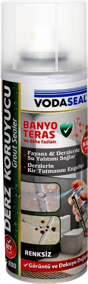 Fayans ve Derz Koruyucu Sprey Şeffaf 200 Ml.