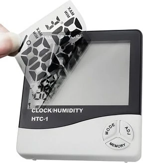 Derece Termometre Isı ve Nem Saat Alarm Mini Dijital Termometre Nem Ölçer Oda Sıcaklığı Iç Mekan