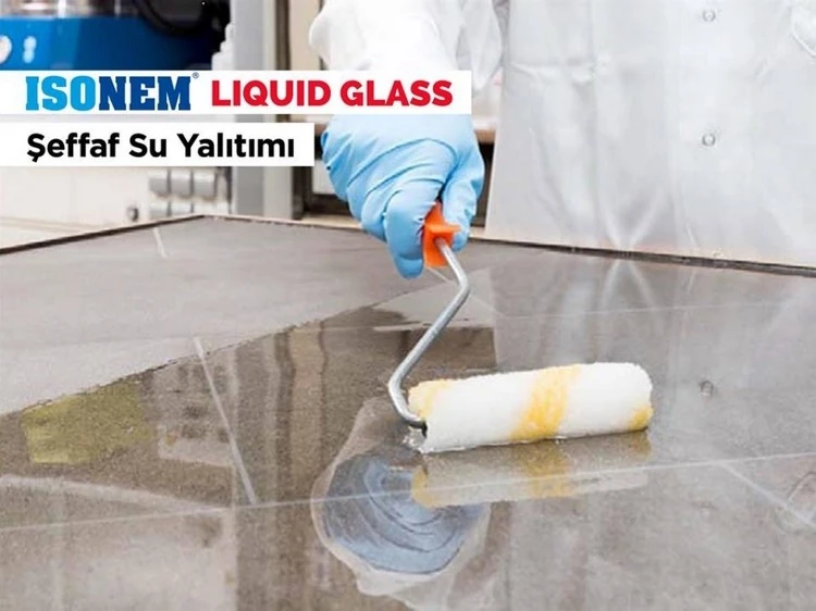 Isonem Liquid Glass 4 kg Sıvı Cam Şeffaf Su Yalıtımı ve Zemin Kaplama
