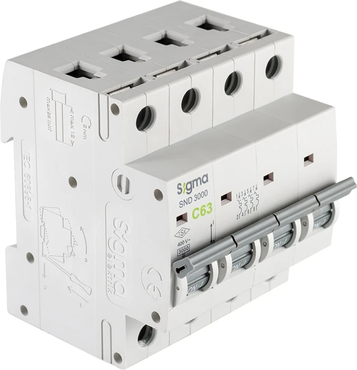 3X32A 10KA C Tip Otomatik Sigorta