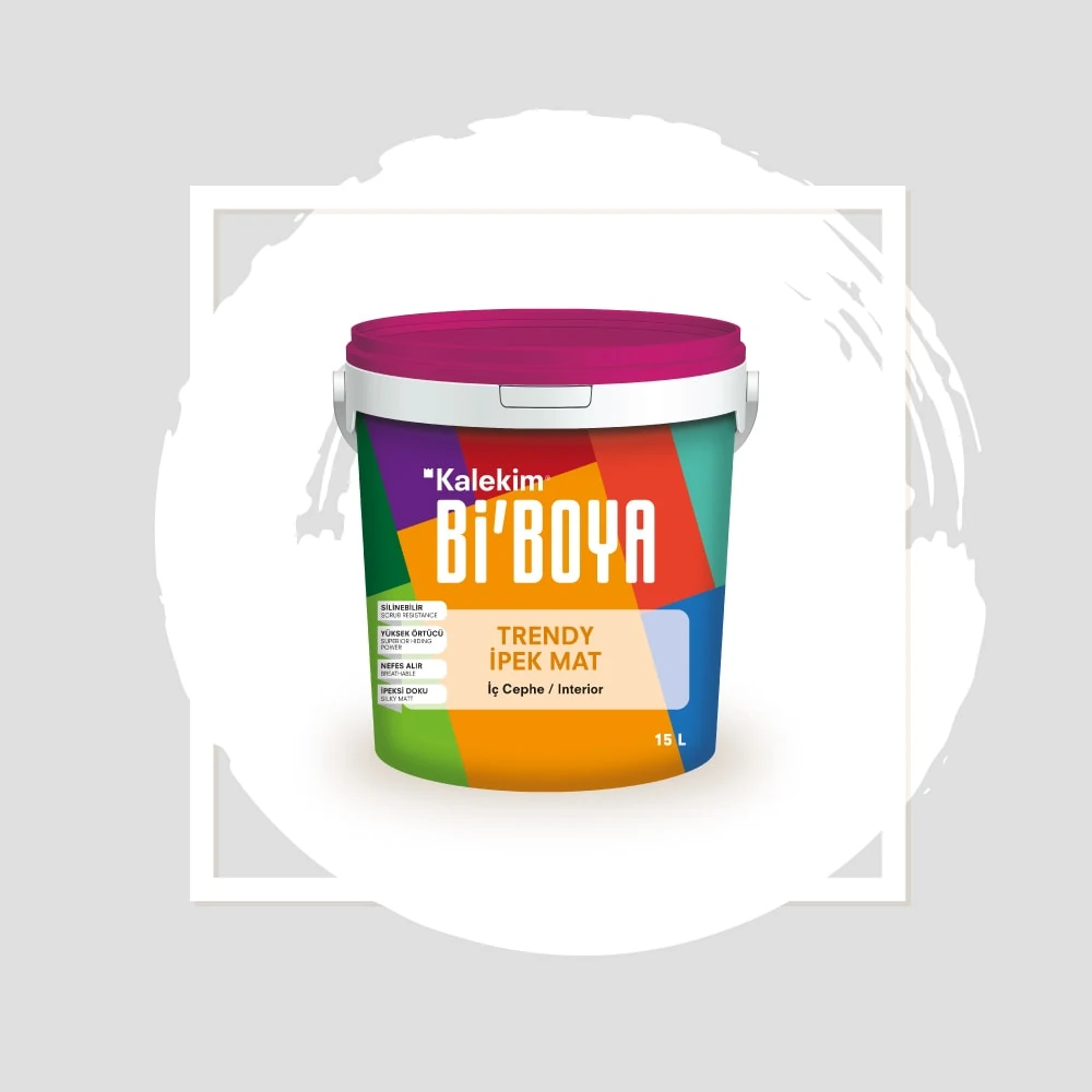 İpek Mat Trendy 15 Lt Beyaz
