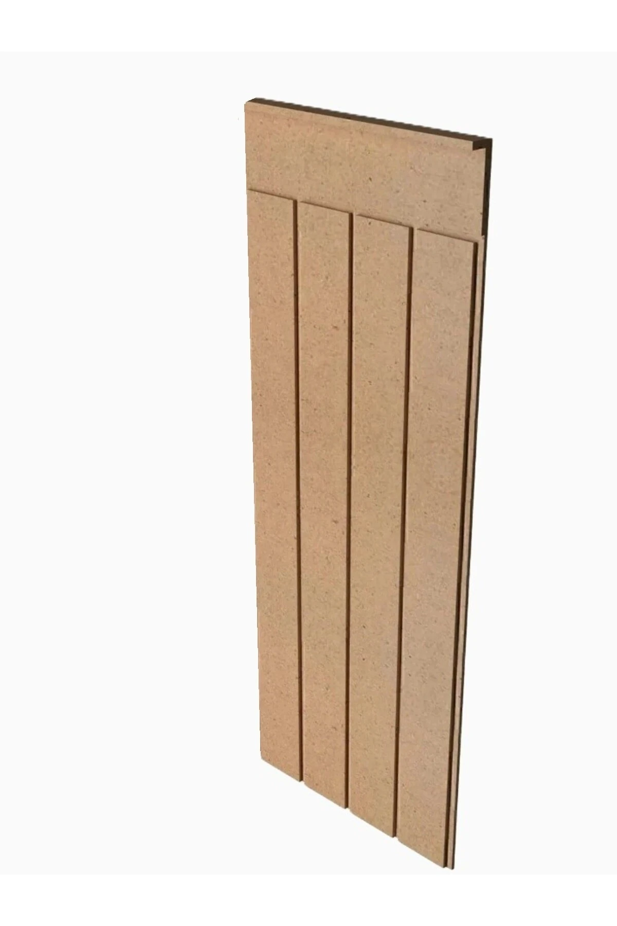 (102X36CM)mdf Cnc Işlemeli Dekoratif Boyanabilir Duvar Paneli (6MM)düz Hmcduvarpanelleri, One Size