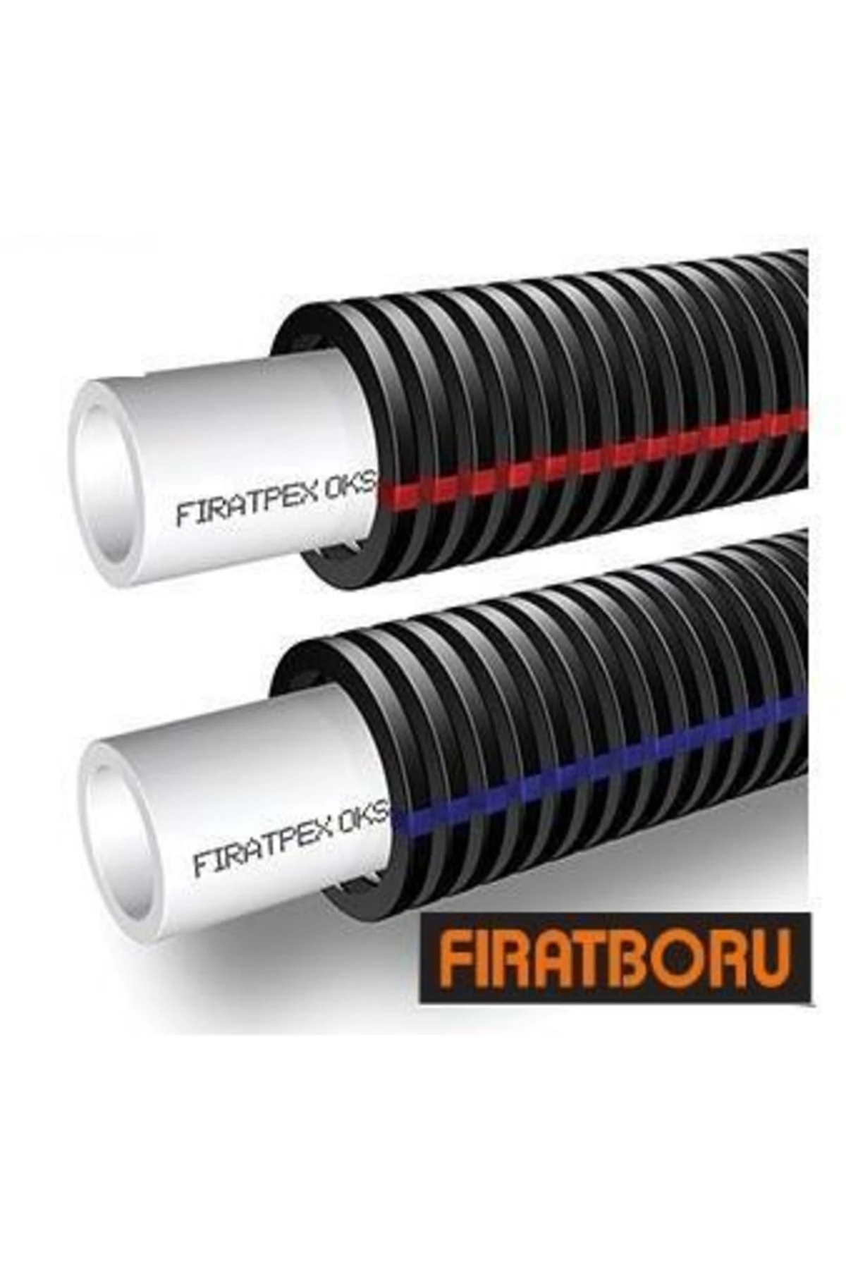 Boru 16*2 Bariyersiz Kılıflı Mobil Boru Yerden Isıtma Pe-rt Kırmızı