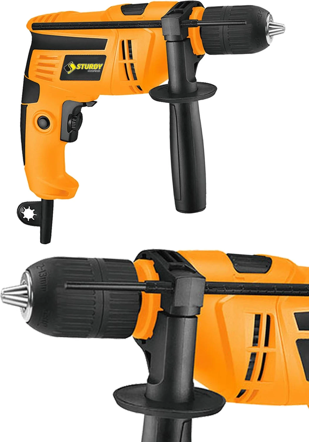 3700 V 35.000 Rpm Sjs New Serıes Metal Şanzıman Darbeli 13 mm Devir Ayarlı Matkap