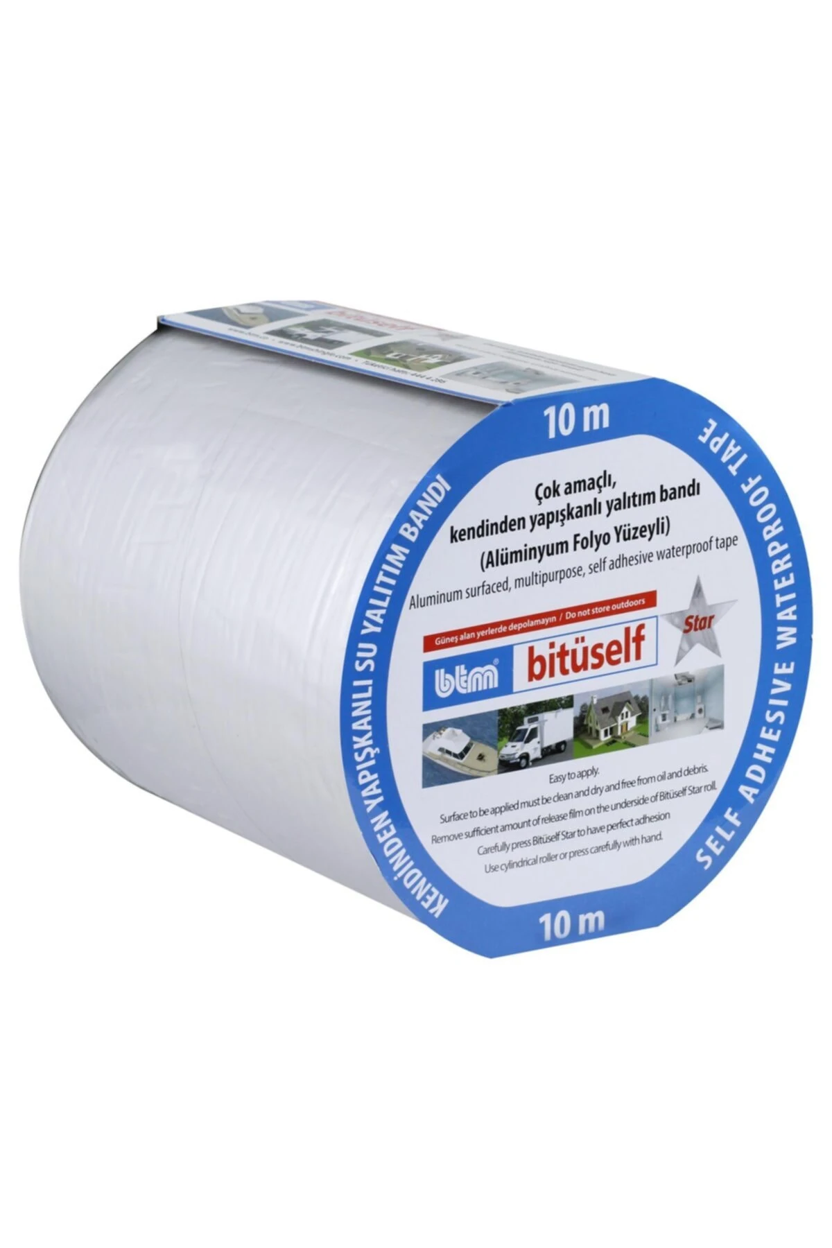 Bitüself Folyolu Oto Ses Su Yalıtım Bantı Bandı 15 Cm (pütürsüz)