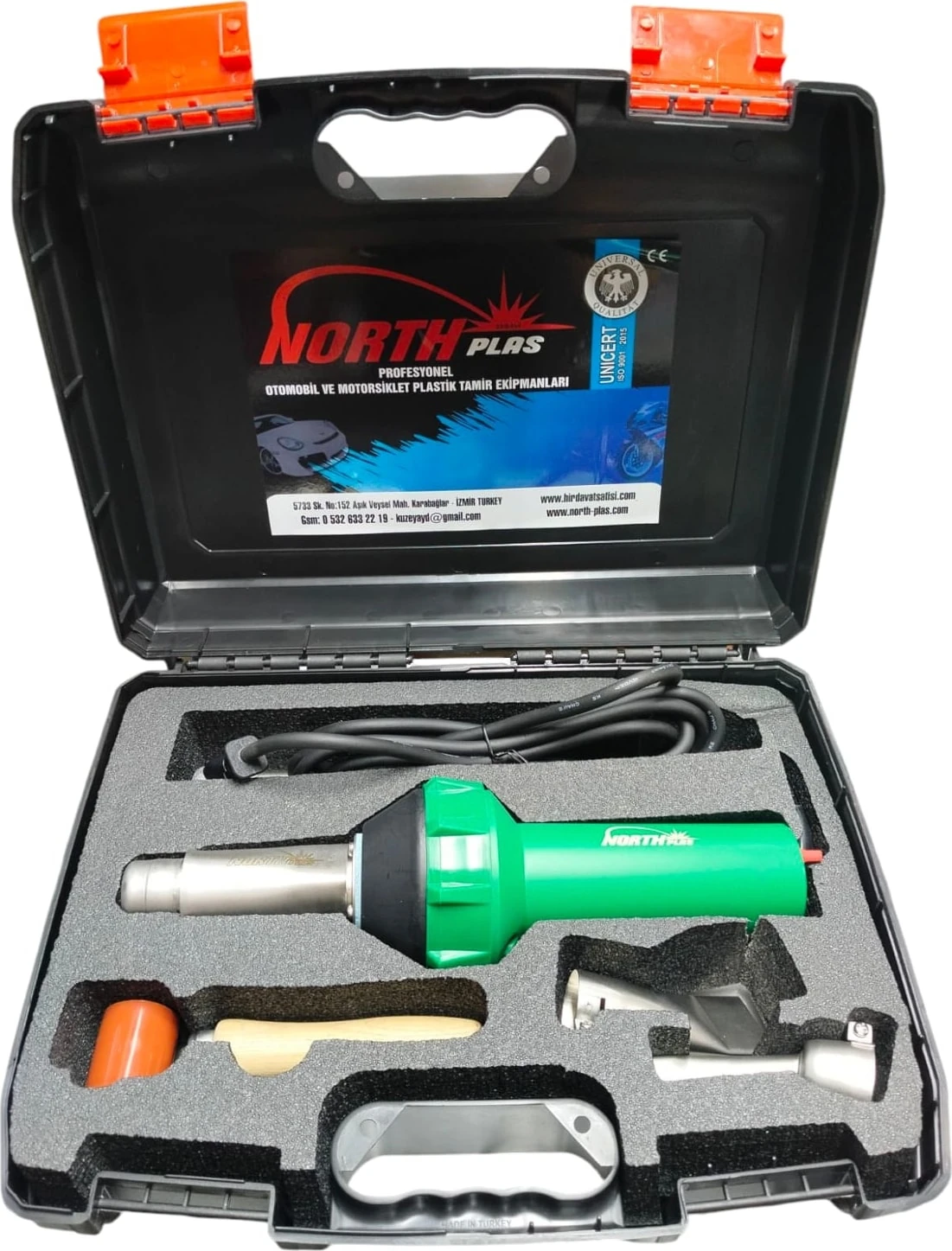 profesyonel Otomatik Rezistans Soğutmalı Branda / Tente/ Membran Kaynak Seti