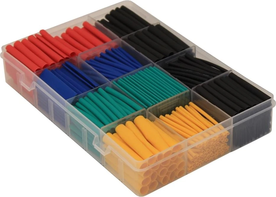 - Isıyla Daralan Polyolefin Makaron Renkli Set Kutulu 520 Adet