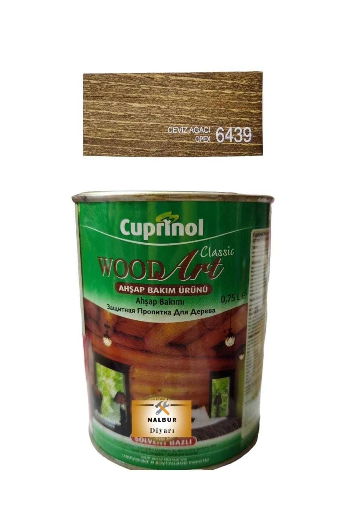 2,5 Lt. Cuprinol Ahşap Koruyucu - Ceviz Ağacı(verniksiz - Mat Görünüm Sağlar)