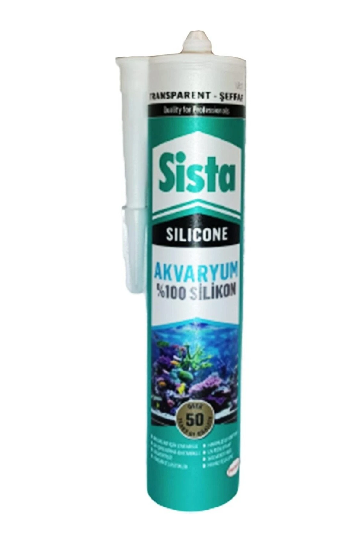 Sista Akvaryum Şeffaf Silikon 340ML