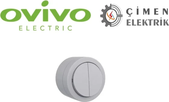 Gri Komutatör Anahtar Sıva Üstü - Elektrik Tesisat Anahtarı