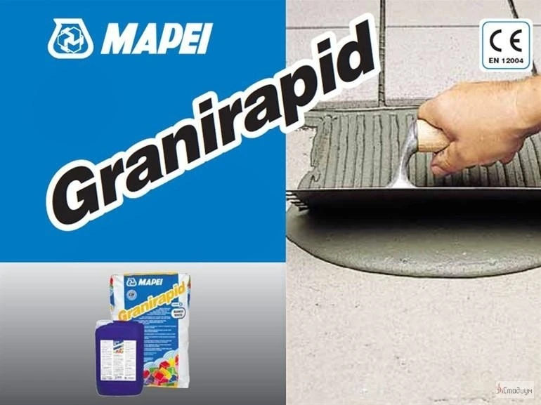 Mapeı Granırapıd Karolar ve Taş Malzeme Için Hızlı Kuruyan Yapıştırıcı (Gri)