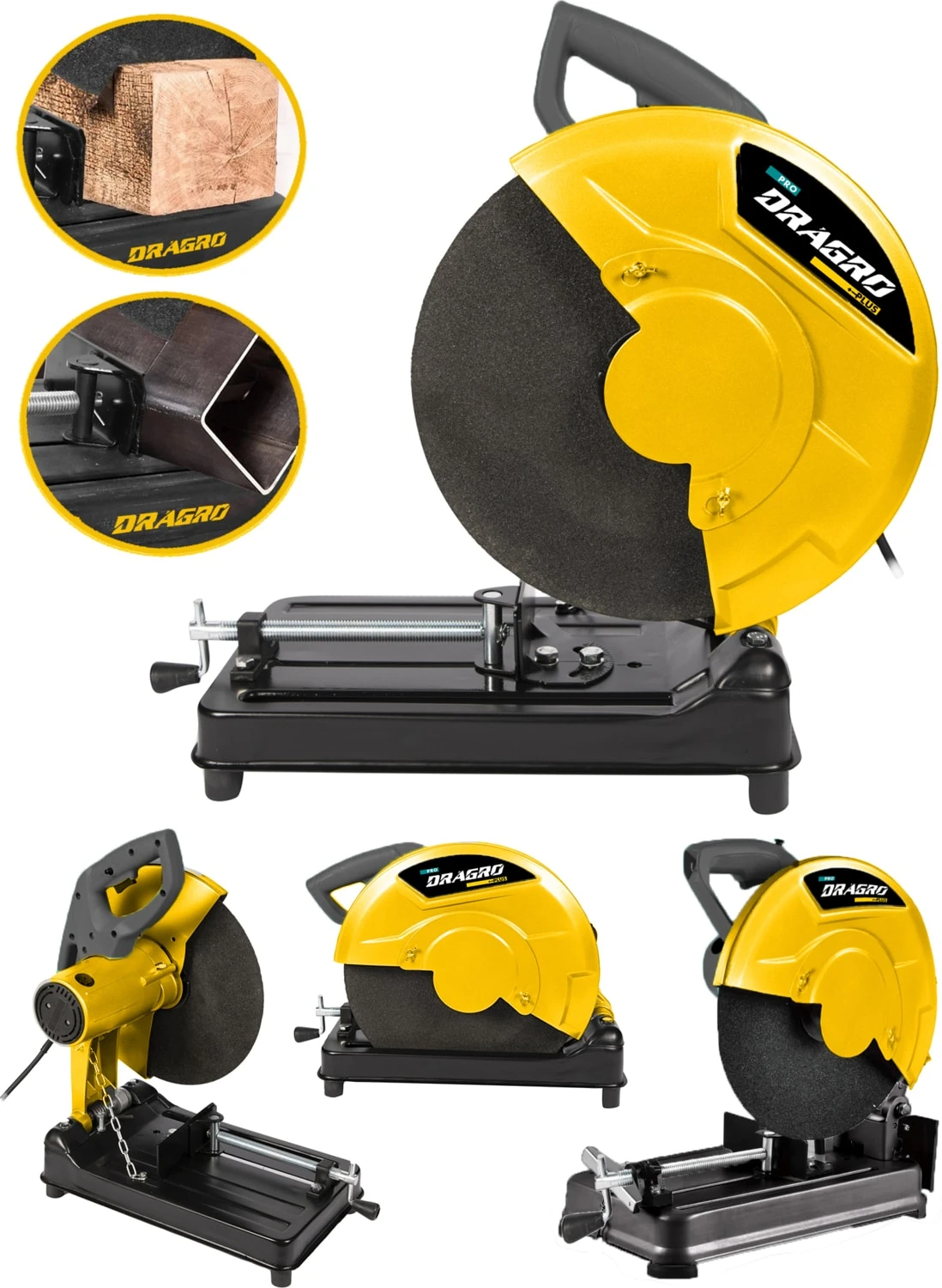 Alman DafLong Series 4200 W Professional Profil ve Metal Kesme Makinası 355 mm HX355