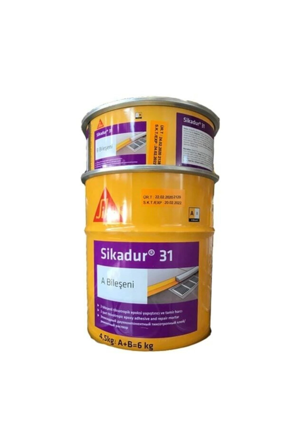 Dur 31 / Iki Bileşenli Tiksotropik Epoksi Yapıştırıcı Ve Tamir Harcı