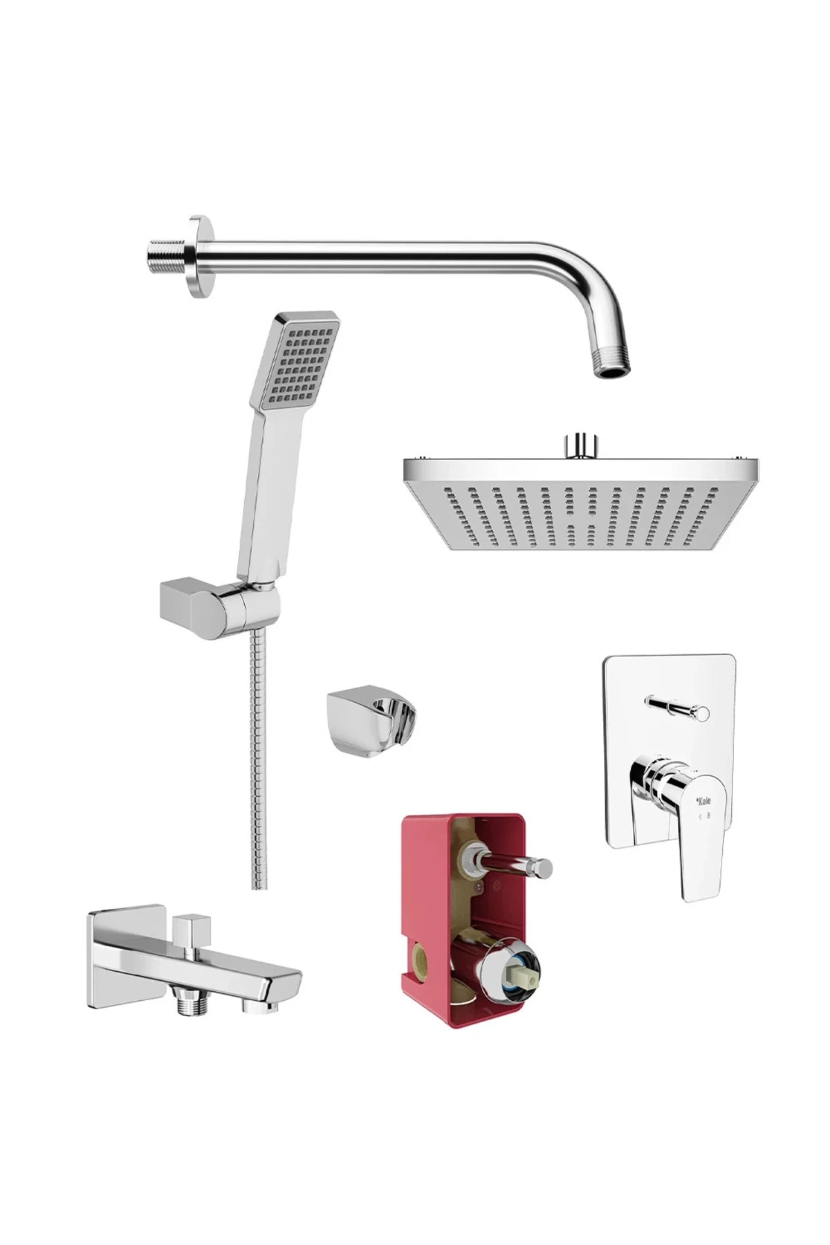 Ankastre Duş Seti (3 YOLLU) Gagadan Yönlendiricili