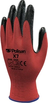 10 Adet  X7 Eldiven Nitril Eldiven 9 No