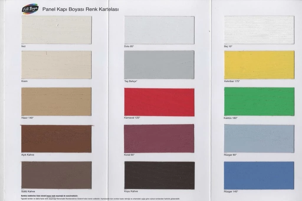 Filli Boya Su Bazlı Yarı Mat Panel Kapı Boyası 15 Lt