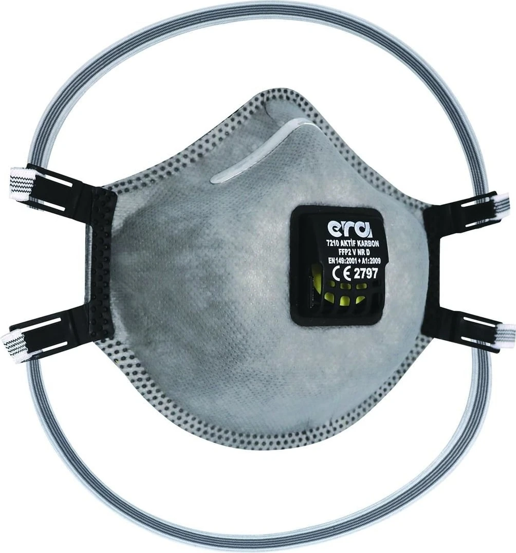 Era 7210 Ffp2 Aktif Karbon Solunum Maskesi